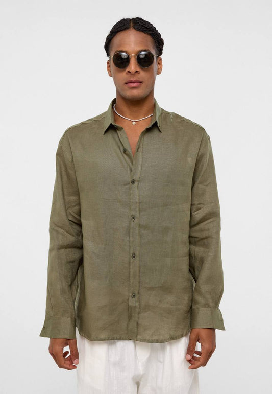 CHEMISE MARRAKECH GREEN 4026