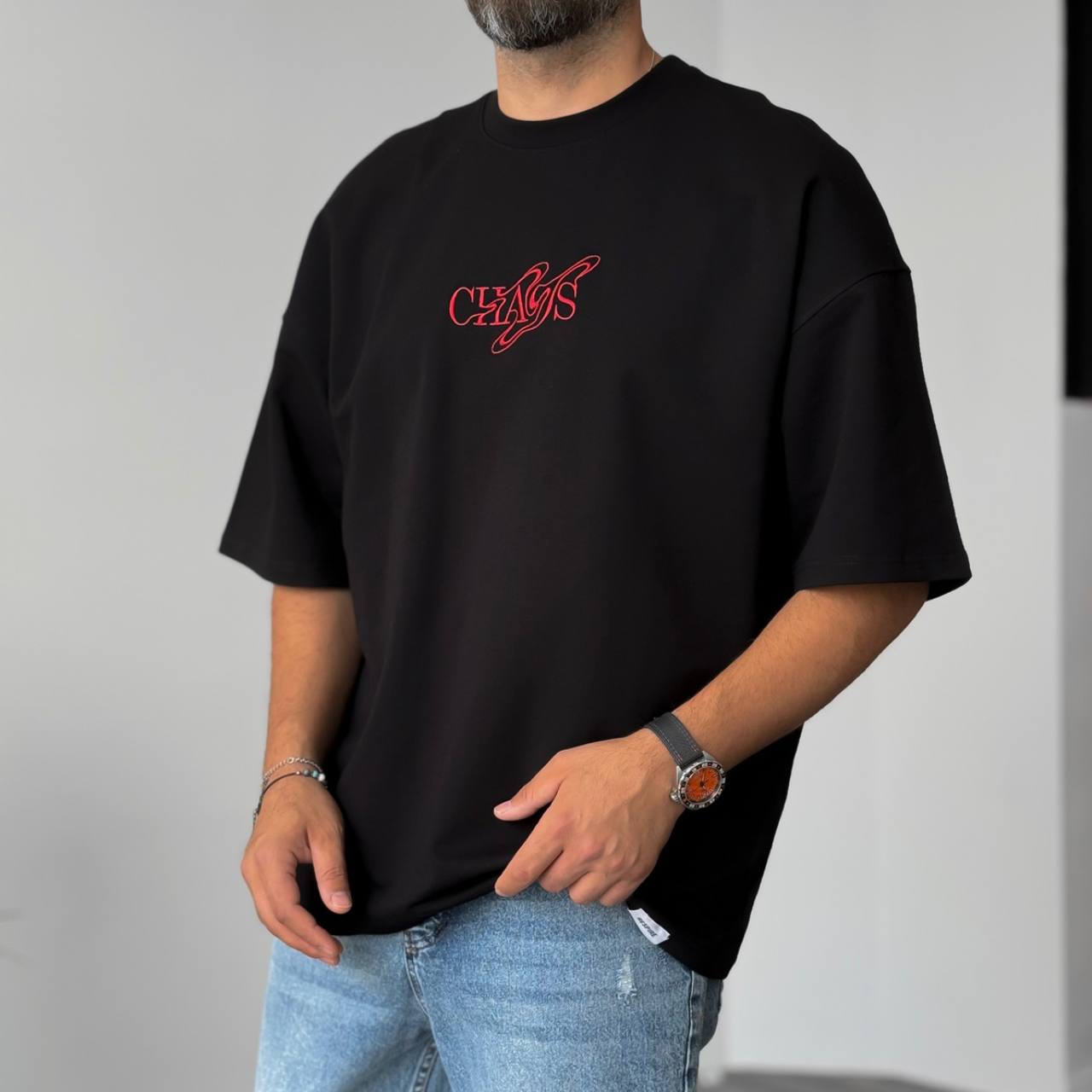 T SHIRT OVERSIZE RESPIRE BLACK 4211