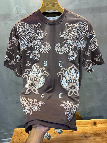 T-SHIRT RETRO BRWN 2524