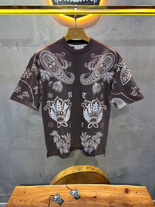 T-SHIRT RETRO BRWN 2524