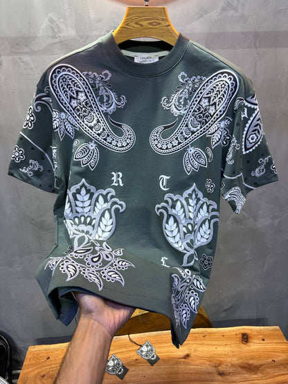 T-SHIRT RETRO GREEN 2524