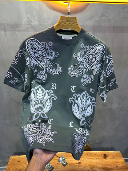 T-SHIRT RETRO GREEN 2524