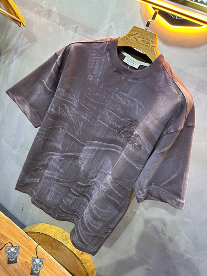 T-SHIRT RETRO BROWN 2532