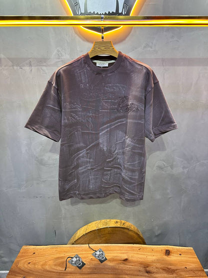 T-SHIRT RETRO BROWN 2532