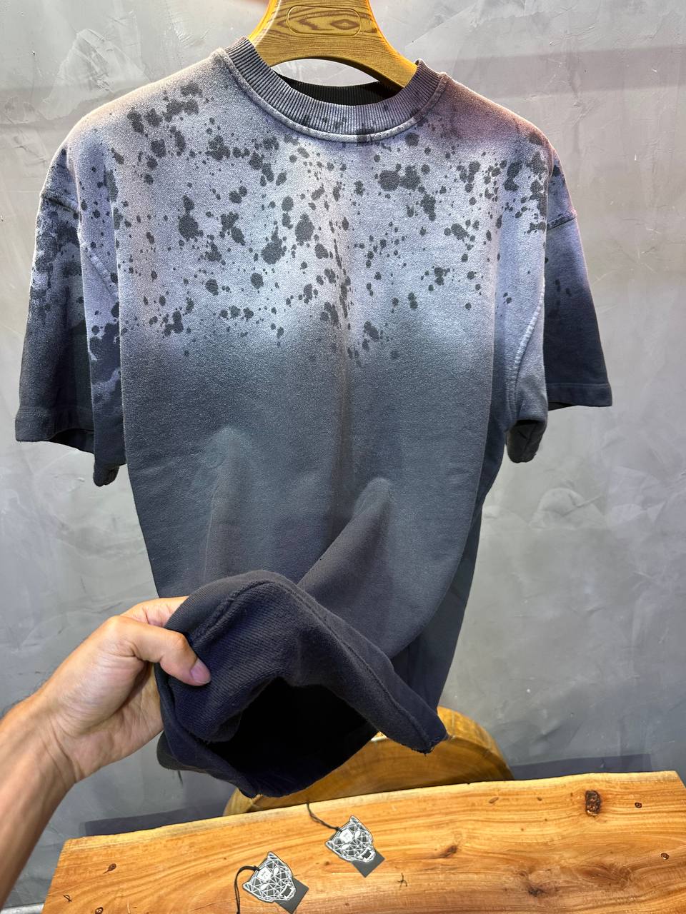 T-SHIRT RETRO BLACK 2537