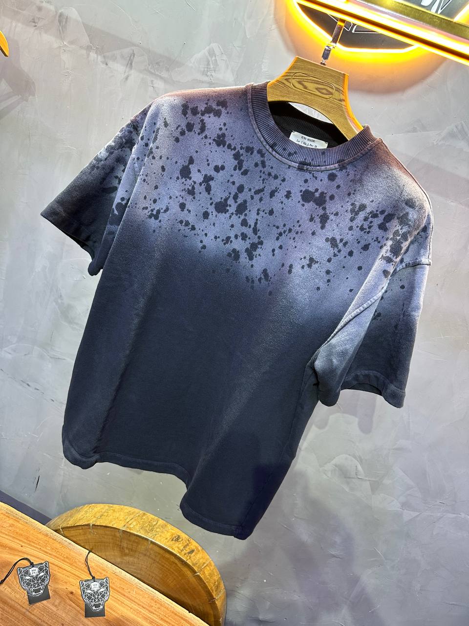 T-SHIRT RETRO BLACK 2537