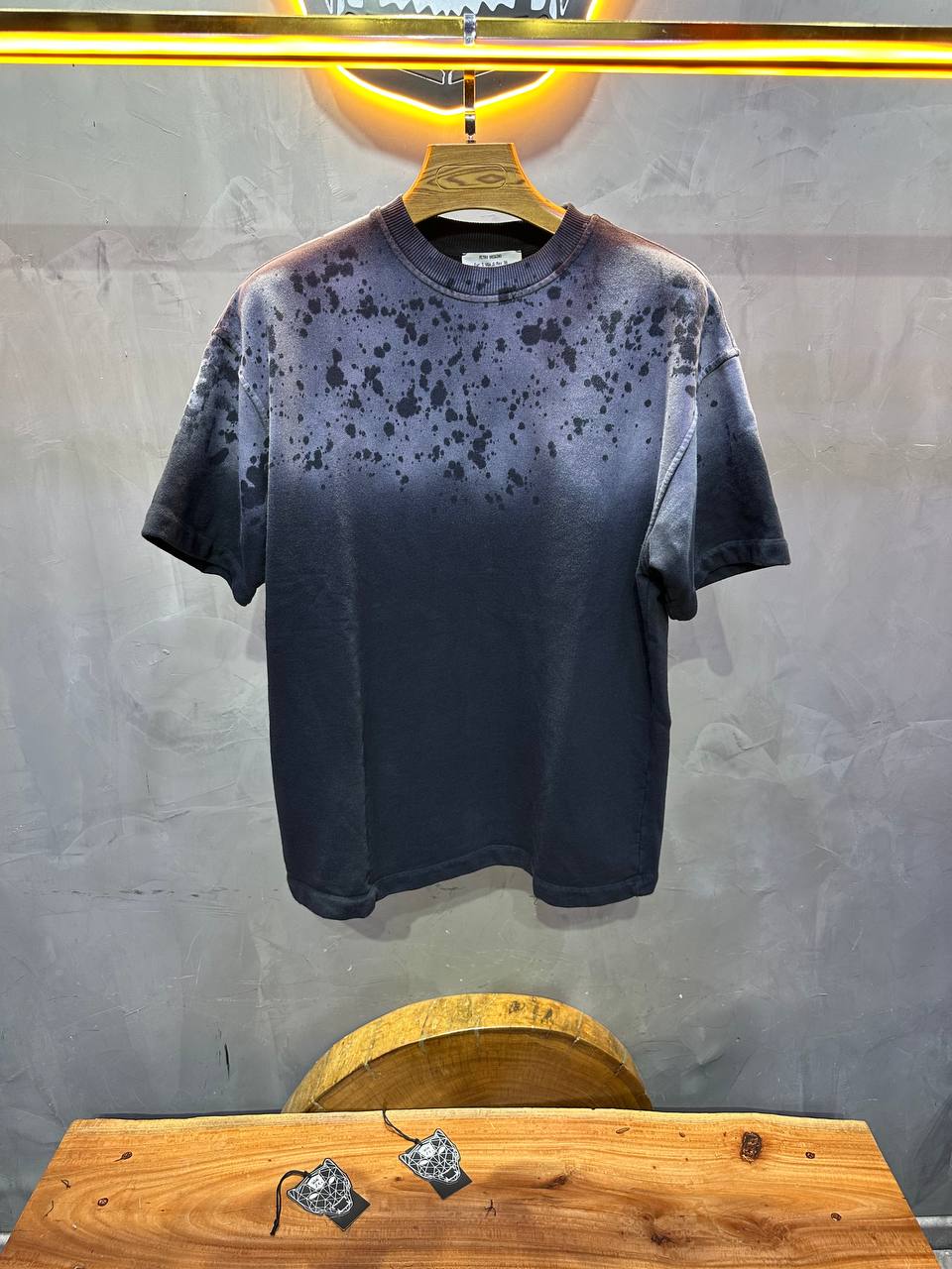 T-SHIRT RETRO BLACK 2537