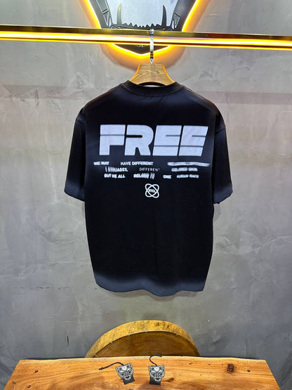 T-SHIRT RETRO BLACK 2535