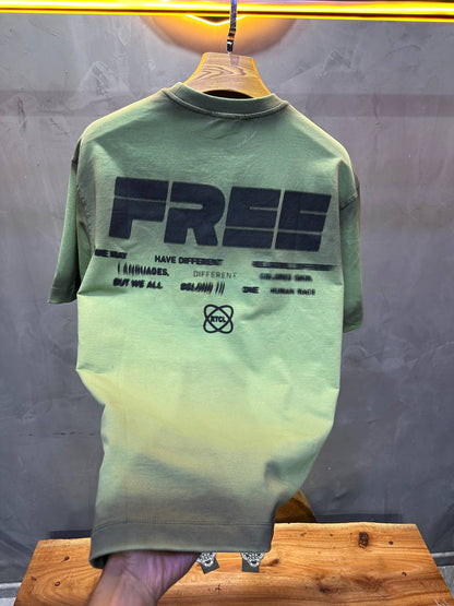 T-SHIRT RETRO GREEN 2535