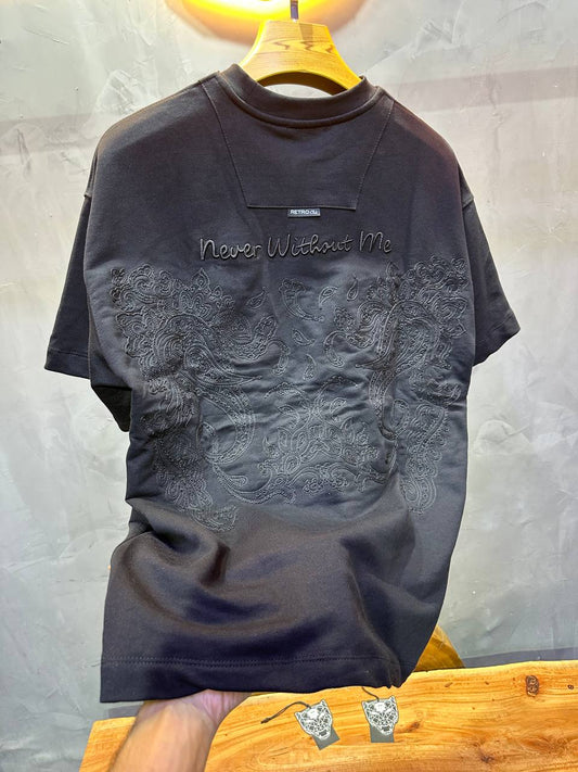 T-SHIRT RETRO BLACK 2504
