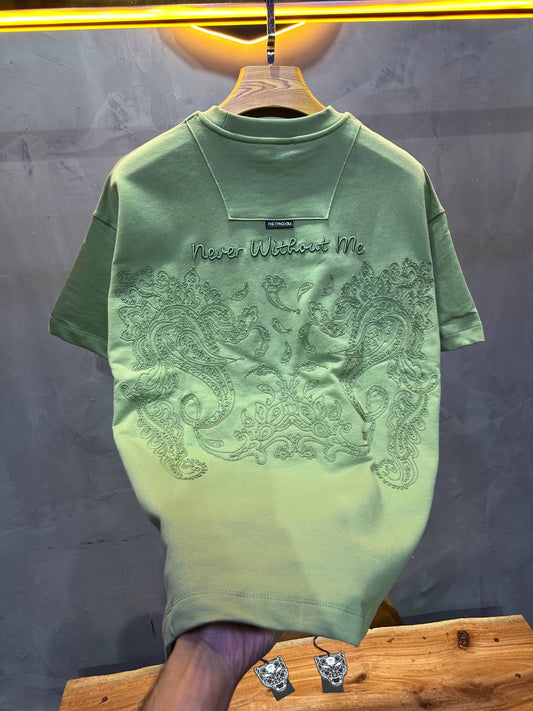 T-SHIRT RETRO GREEN 2504