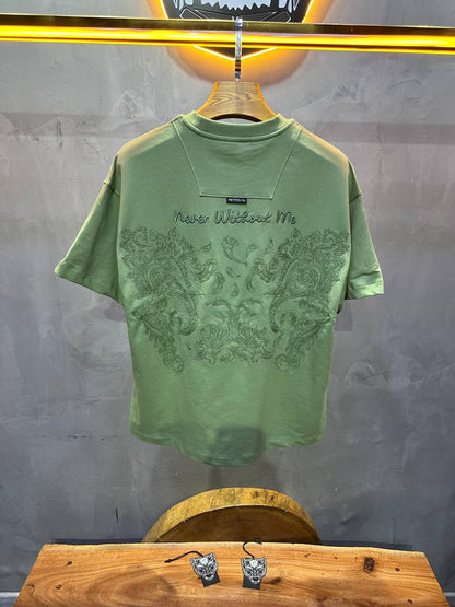 T-SHIRT RETRO GREEN 2504
