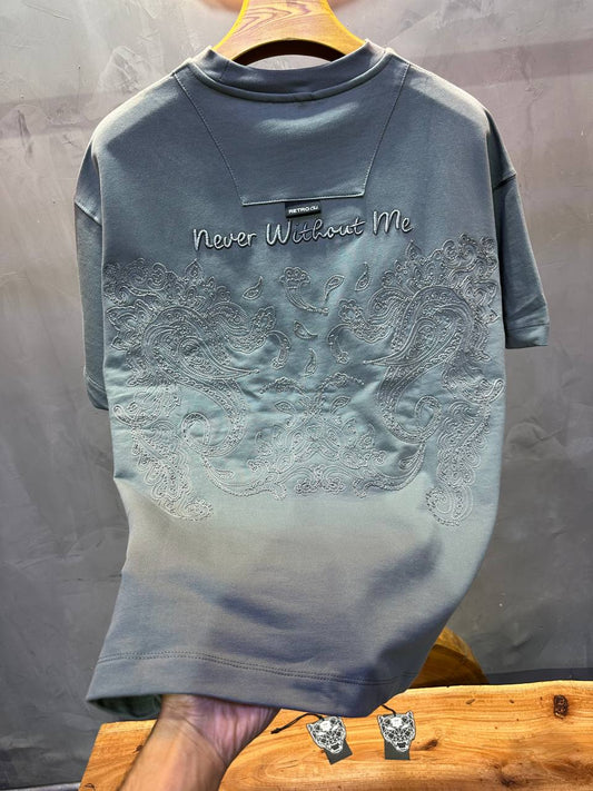 T-SHIRT RETRO GREY 2504