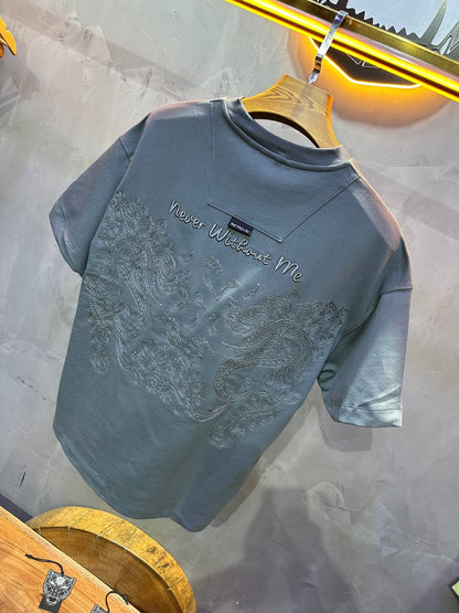 T-SHIRT RETRO GREY 2504
