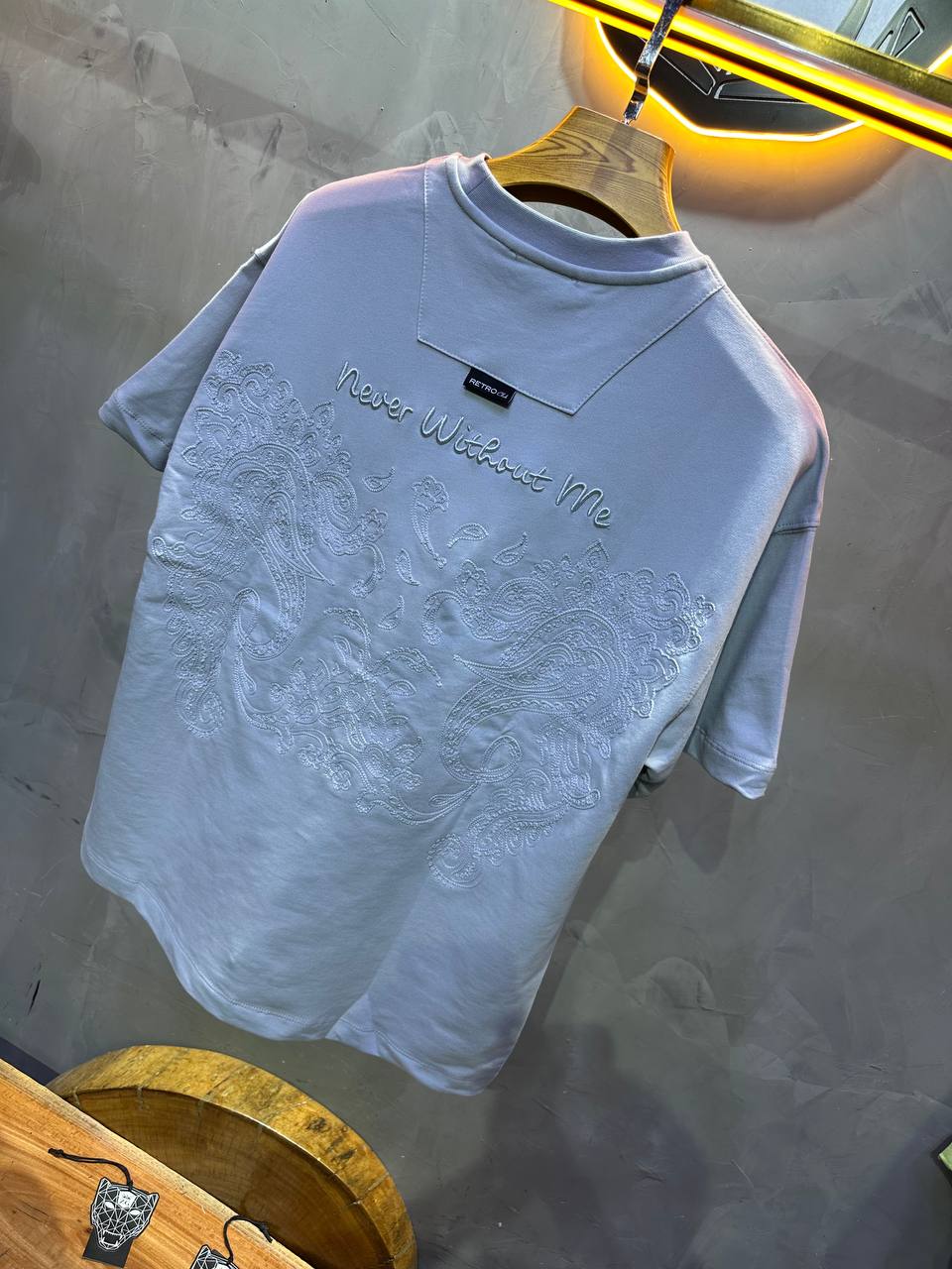 T-SHIRT RETRO BLUE 2504
