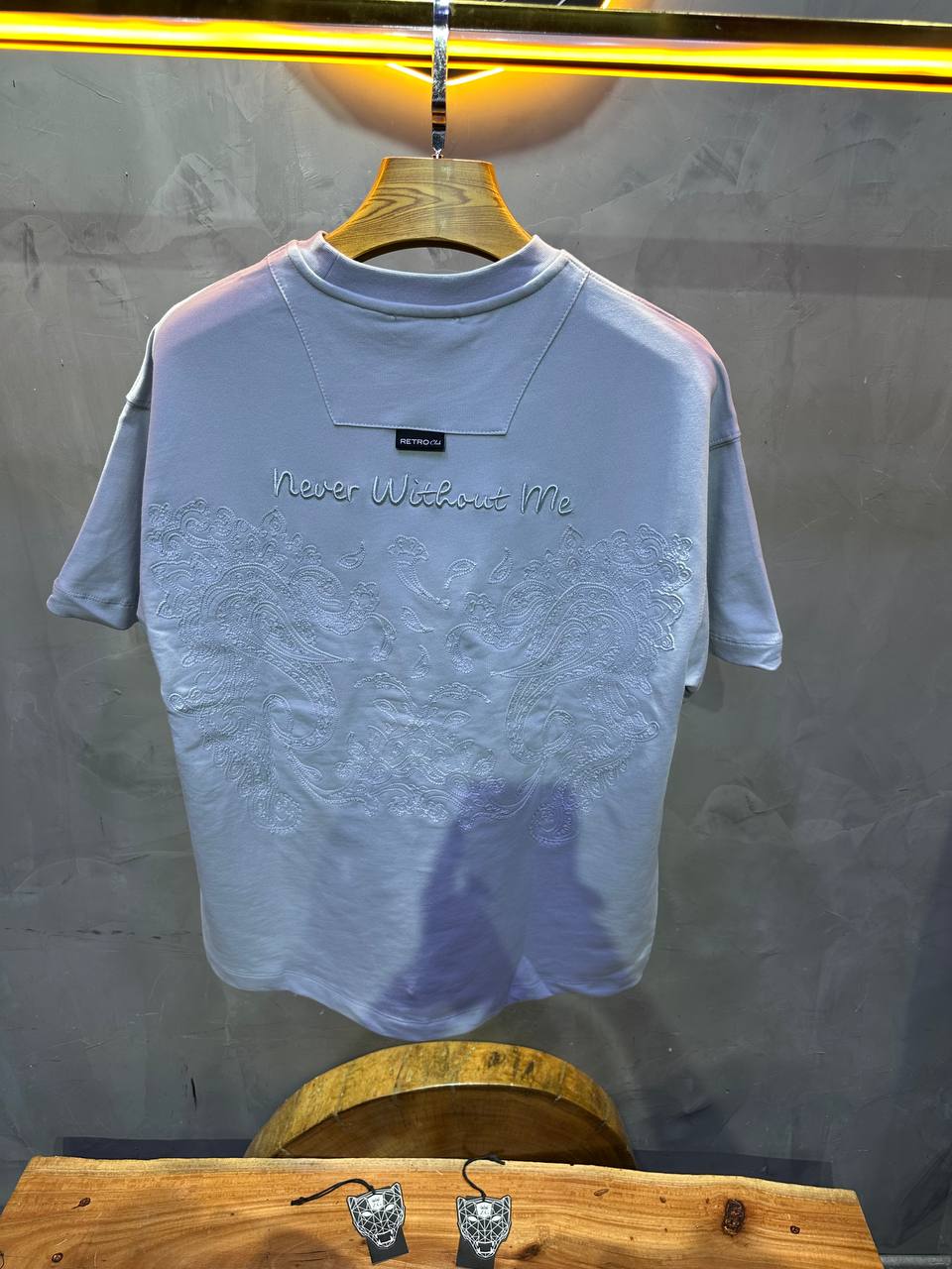 T-SHIRT RETRO BLUE 2504