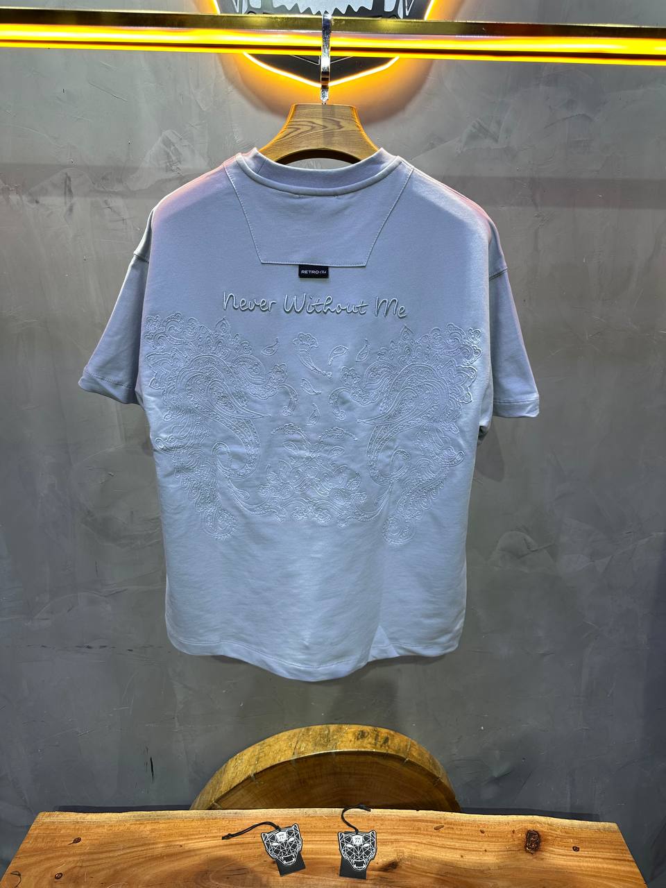 T-SHIRT RETRO BLUE 2504