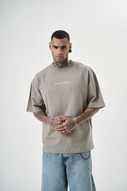 T SHIRT OVERSIZE RESPIRE GREY 5110