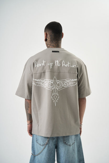 T SHIRT OVERSIZE RESPIRE GREY 5110