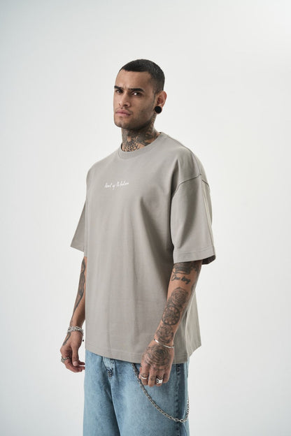 T SHIRT OVERSIZE RESPIRE GREY 5110