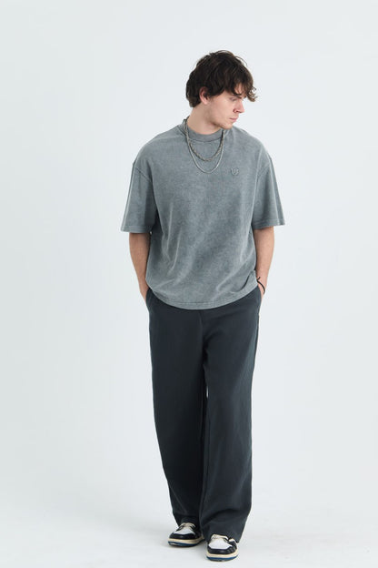 T-SHIRT OVERSIZE SAW GRIS 4803