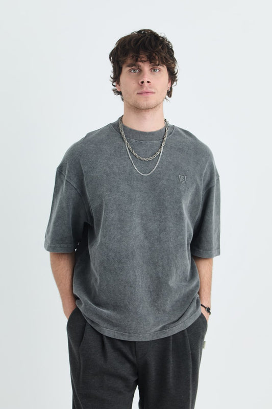 T-SHIRT OVERSIZE SAW BLACK 4803