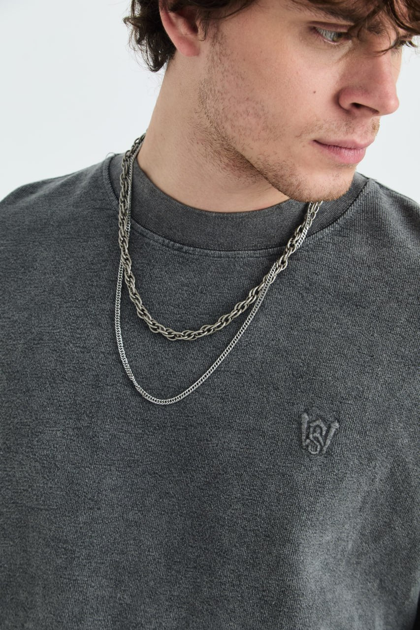 T-SHIRT OVERSIZE SAW BLACK 4803