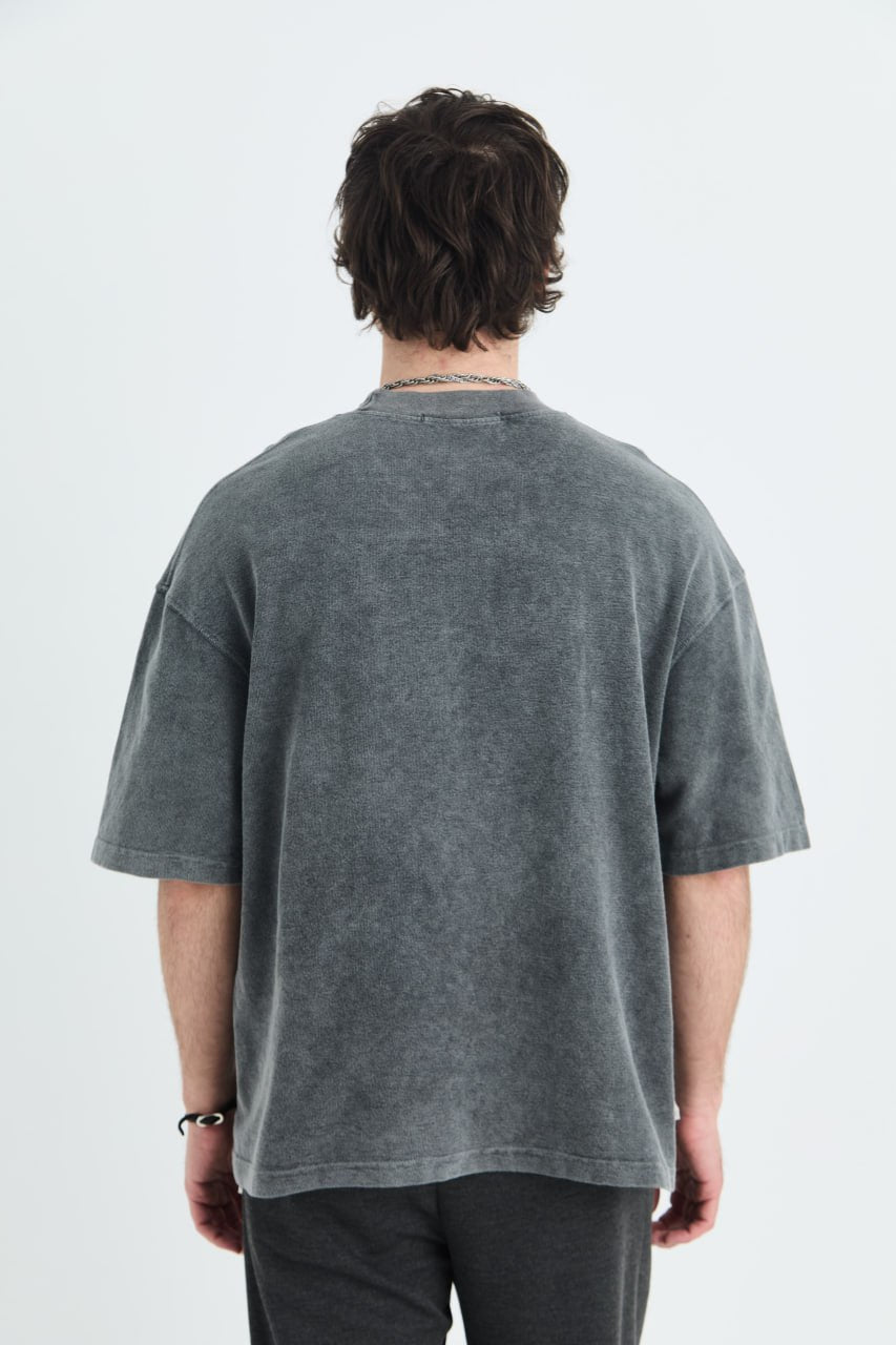 T-SHIRT OVERSIZE SAW BLACK 4803