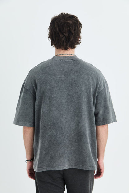 T-SHIRT OVERSIZE SAW BLACK 4803