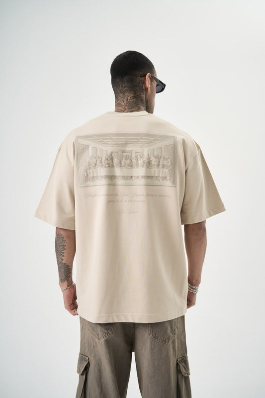 T SHIRT OVERSIZE RESPIRE BEIGE 5112