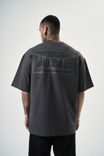 T SHIRT OVERSIZE RESPIRE GREY 5112