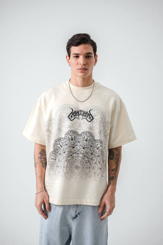 T-SHIRT RETRO BEIGE 2526