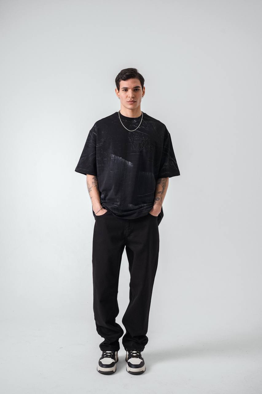 T-SHIRT RETRO BLACK 2532