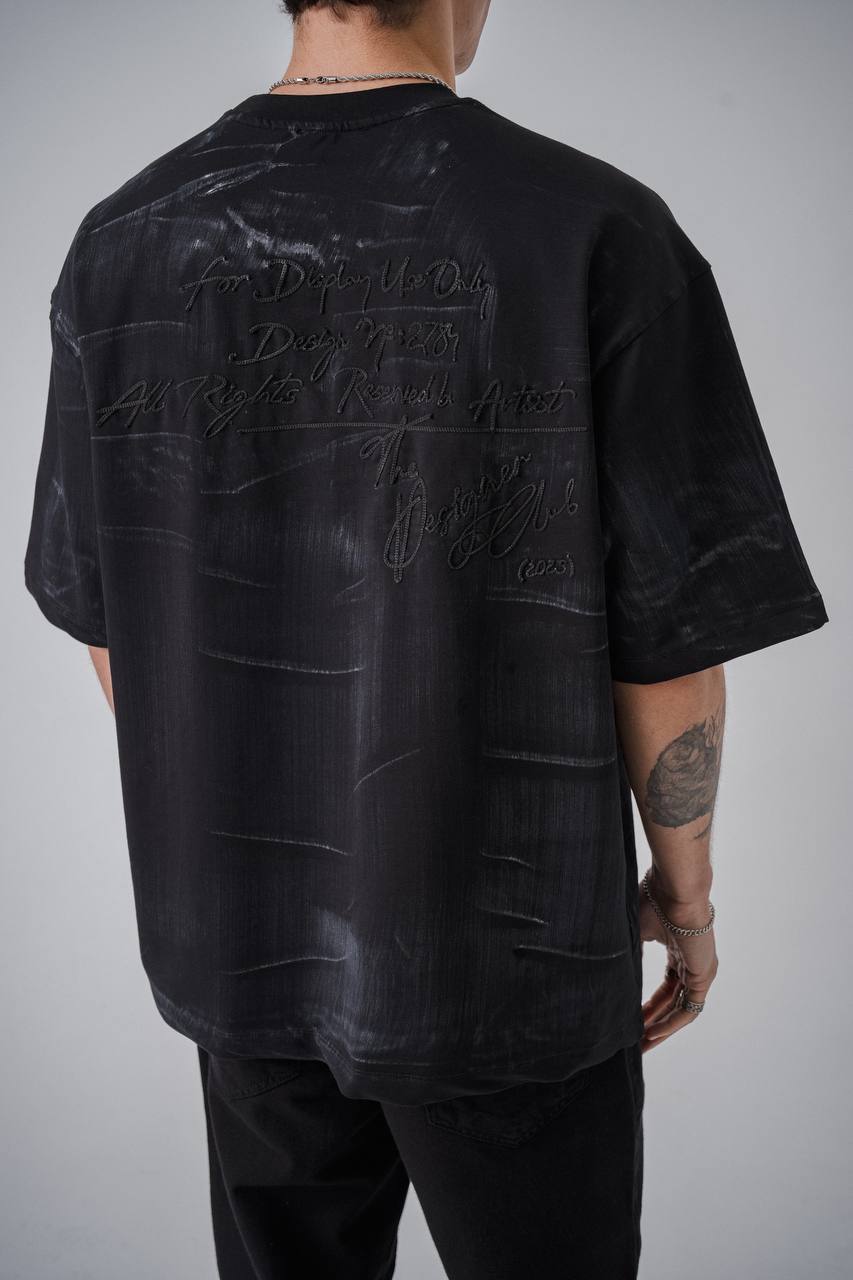 T-SHIRT RETRO BLACK 2532