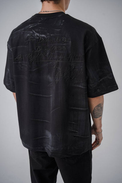 T-SHIRT RETRO BLACK 2532