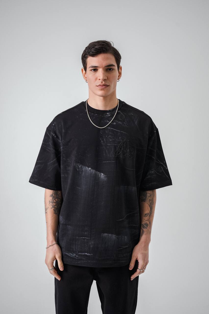 T-SHIRT RETRO BLACK 2532