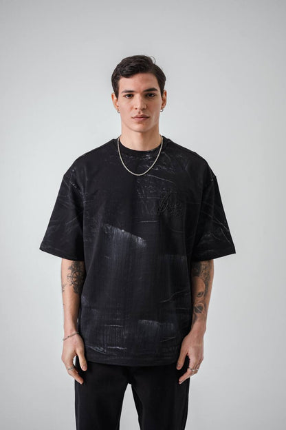 T-SHIRT RETRO BLACK 2532