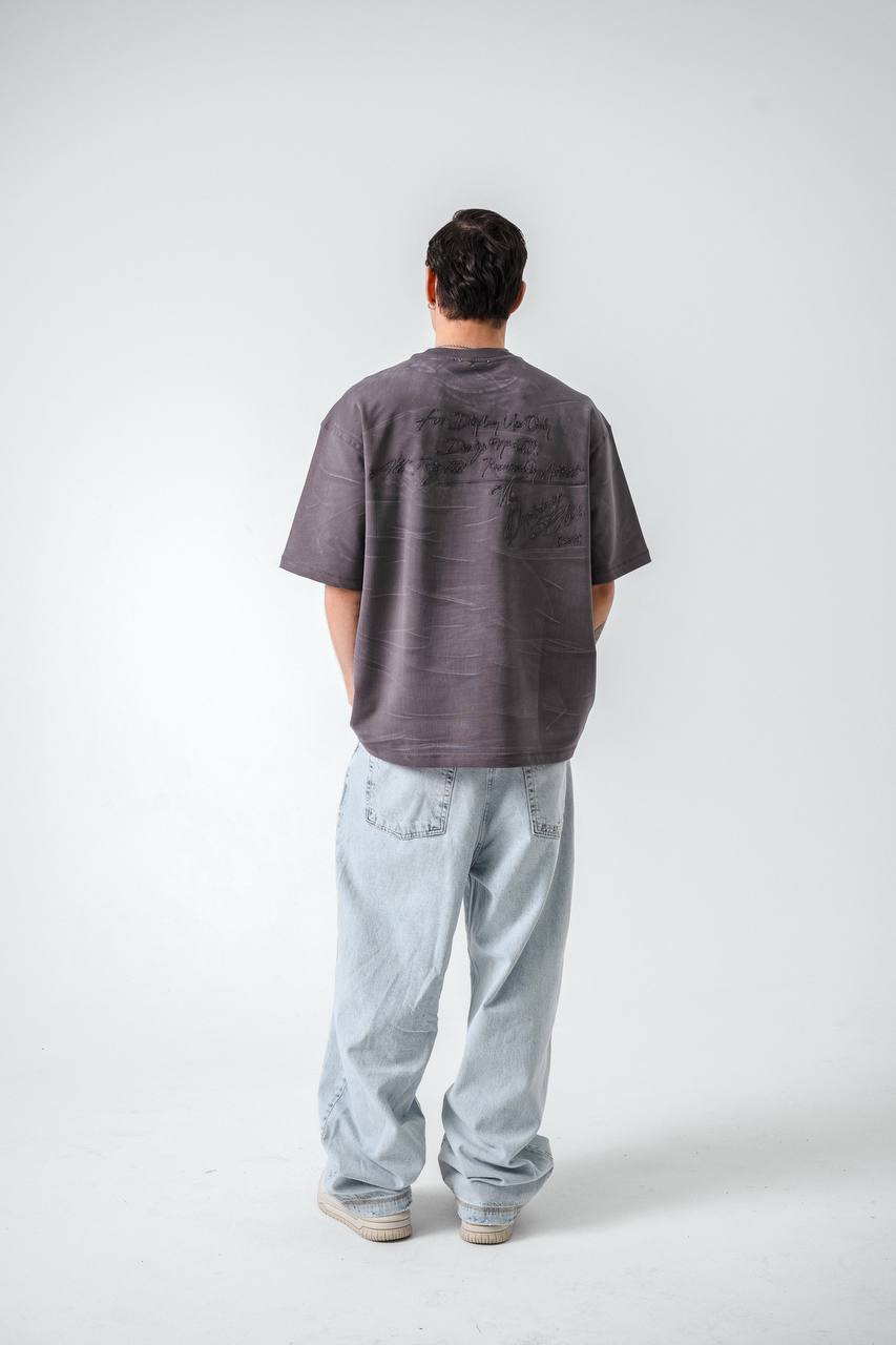 T-SHIRT RETRO GREY 2532