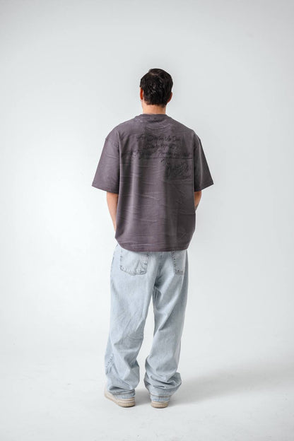 T-SHIRT RETRO GREY 2532