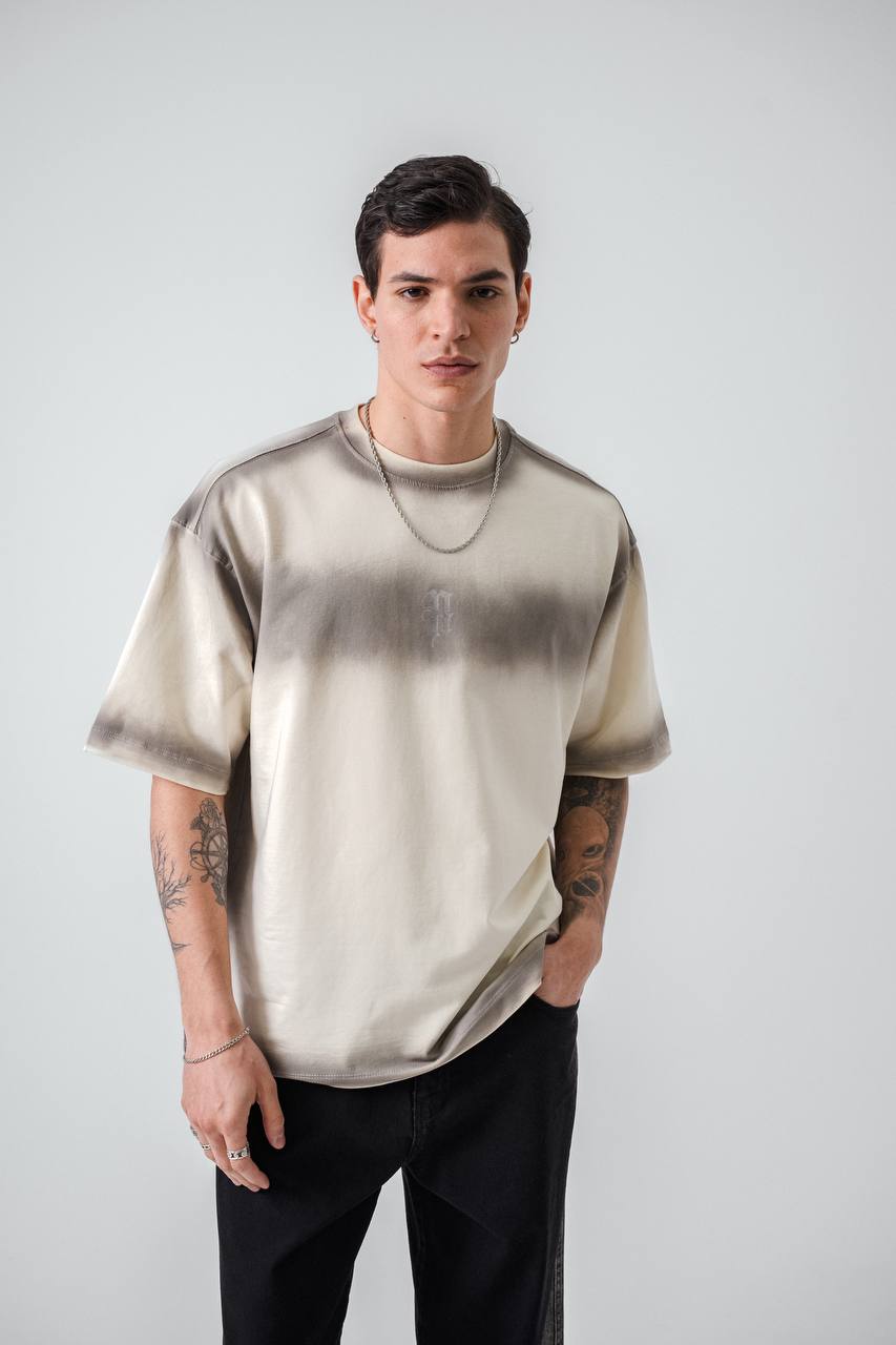 T-SHIRT RETRO BEIGE 2535