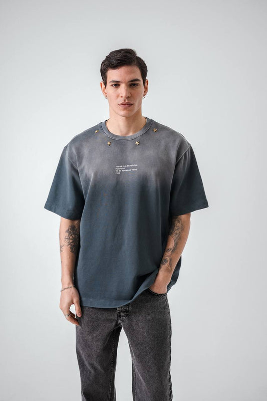 T-SHIRT RETRO BLACK 2507