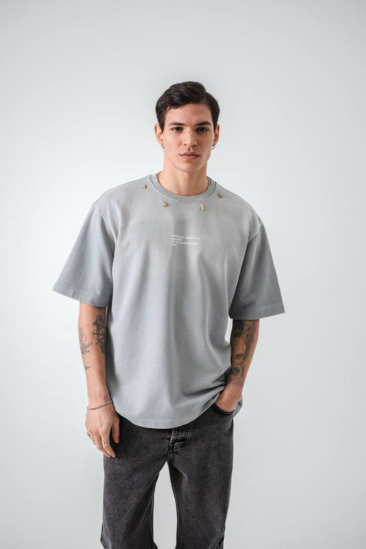 T-SHIRT RETRO GREY 2507