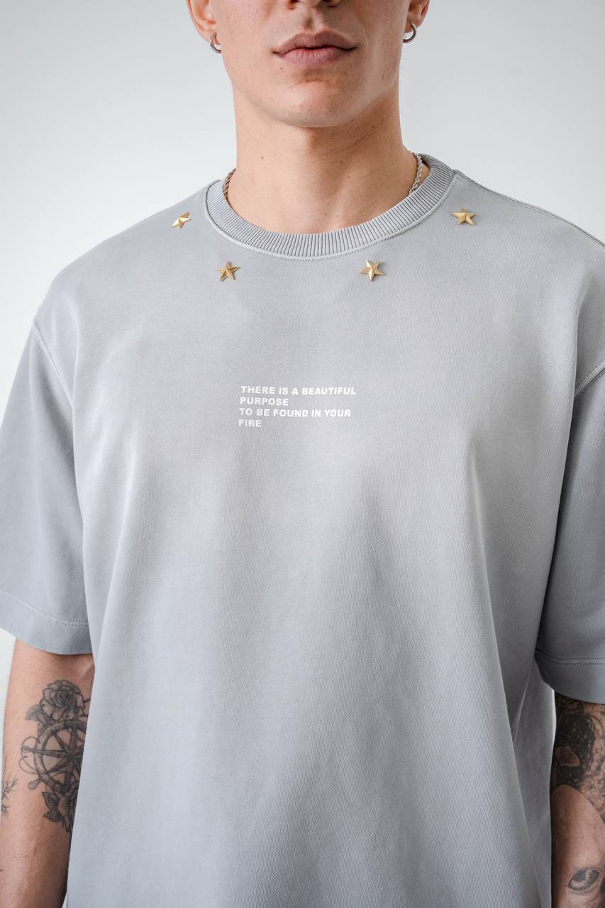 T-SHIRT RETRO GREY 2507
