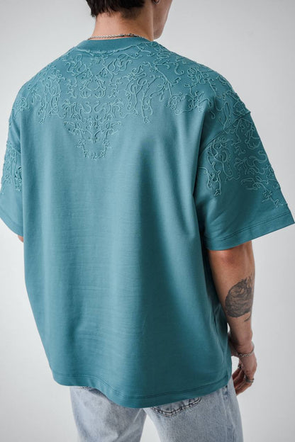 T-SHIRT RETRO BLUE 2522