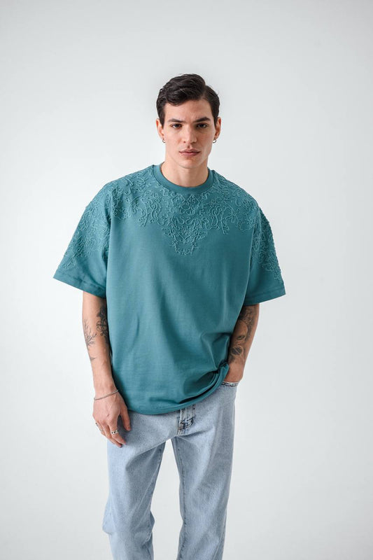 T-SHIRT RETRO BLUE 2522