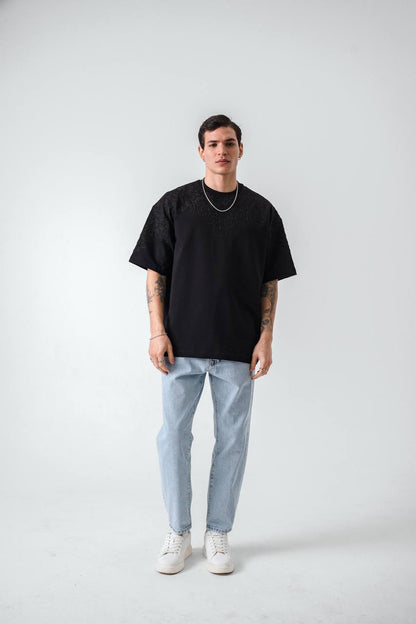 T-SHIRT RETRO BLACK 2522