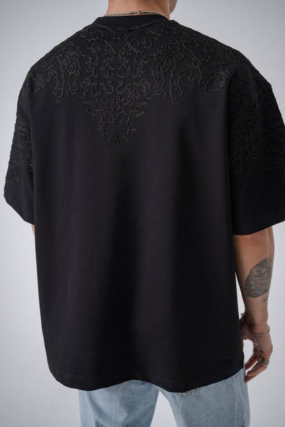 T-SHIRT RETRO BLACK 2522