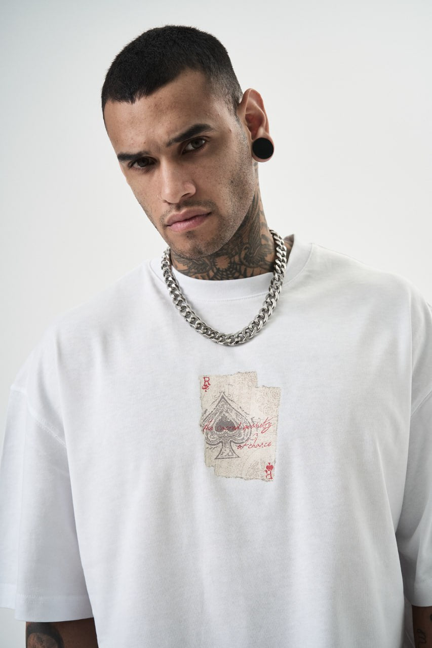T SHIRT OVERSIZE RESPIRE WHITE 5151