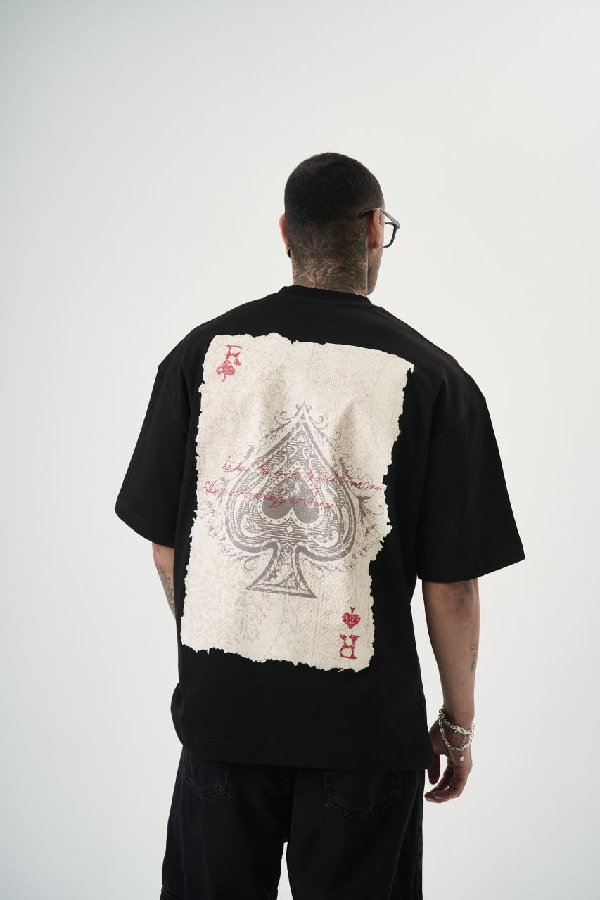 T SHIRT OVERSIZE RESPIRE BLACK 5151