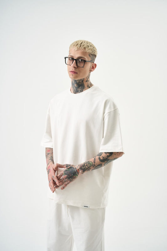 T SHIRT OVERSIZE RESPIRE WHITE 5100